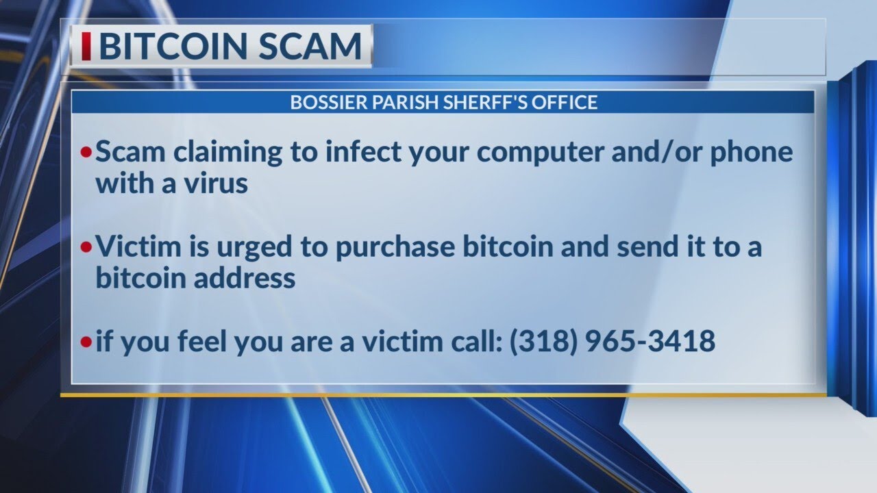 BPSO warns of Bitcoin extortion scam
