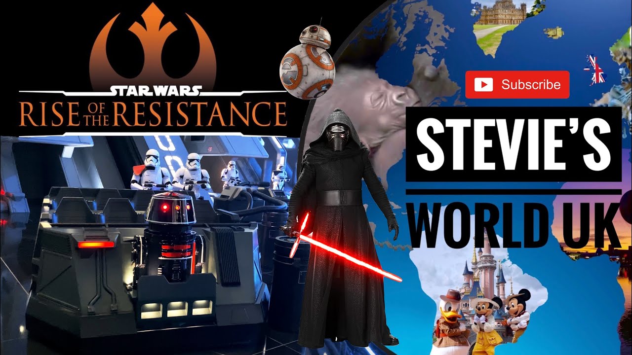 STAR WARS RISE OF THE RESISTANCE MAIN DARK RIDE POV ONLY- GALAXY'S EDGE DISNEYLAND CA