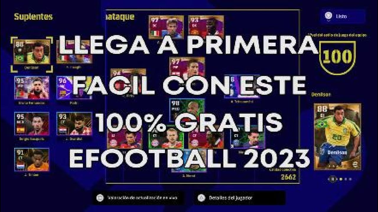 LLEGA A PRIMERA CON ESTE EQUIPO 100% GRATIS