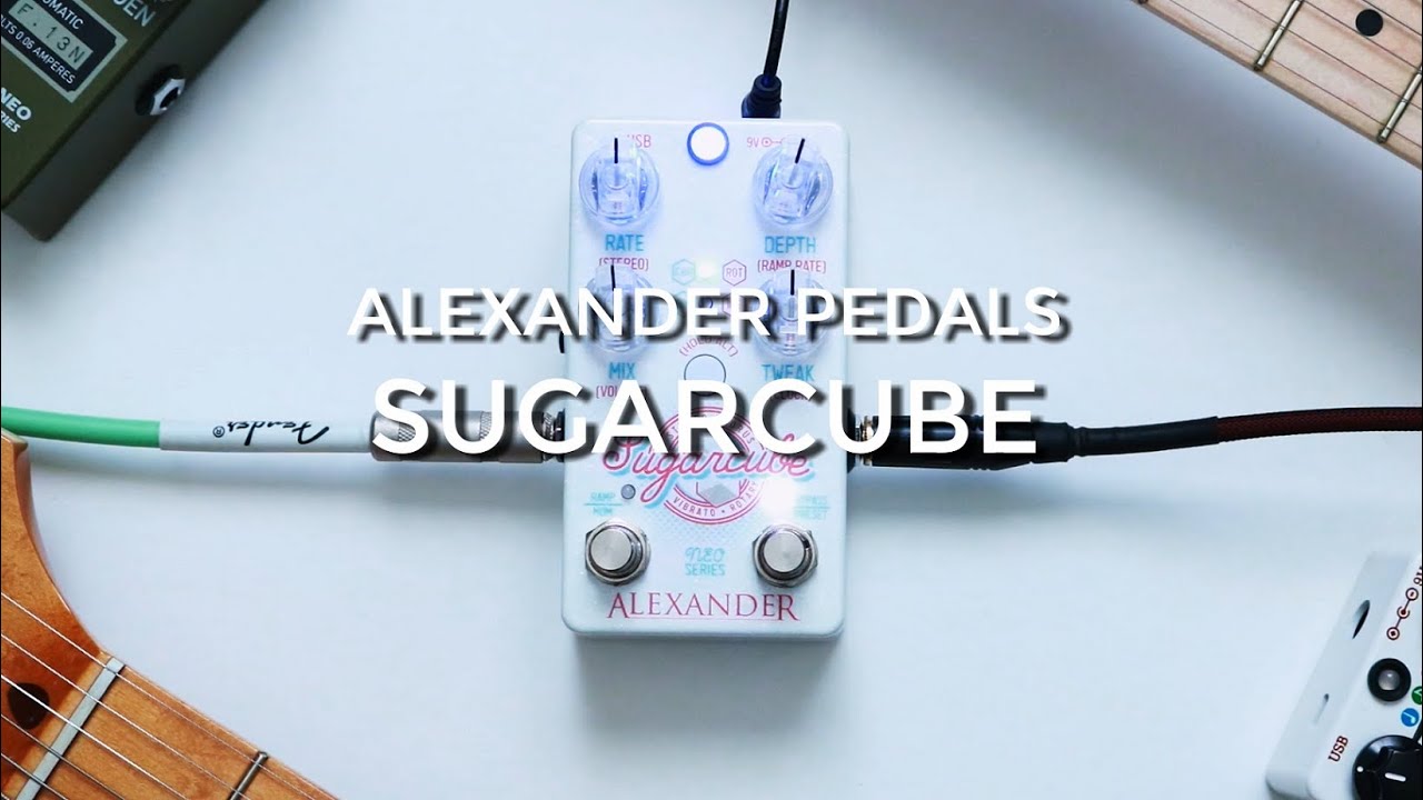 Alexander Pedals Sugarcube | Stereo Chorus, Rotary, Vibrato