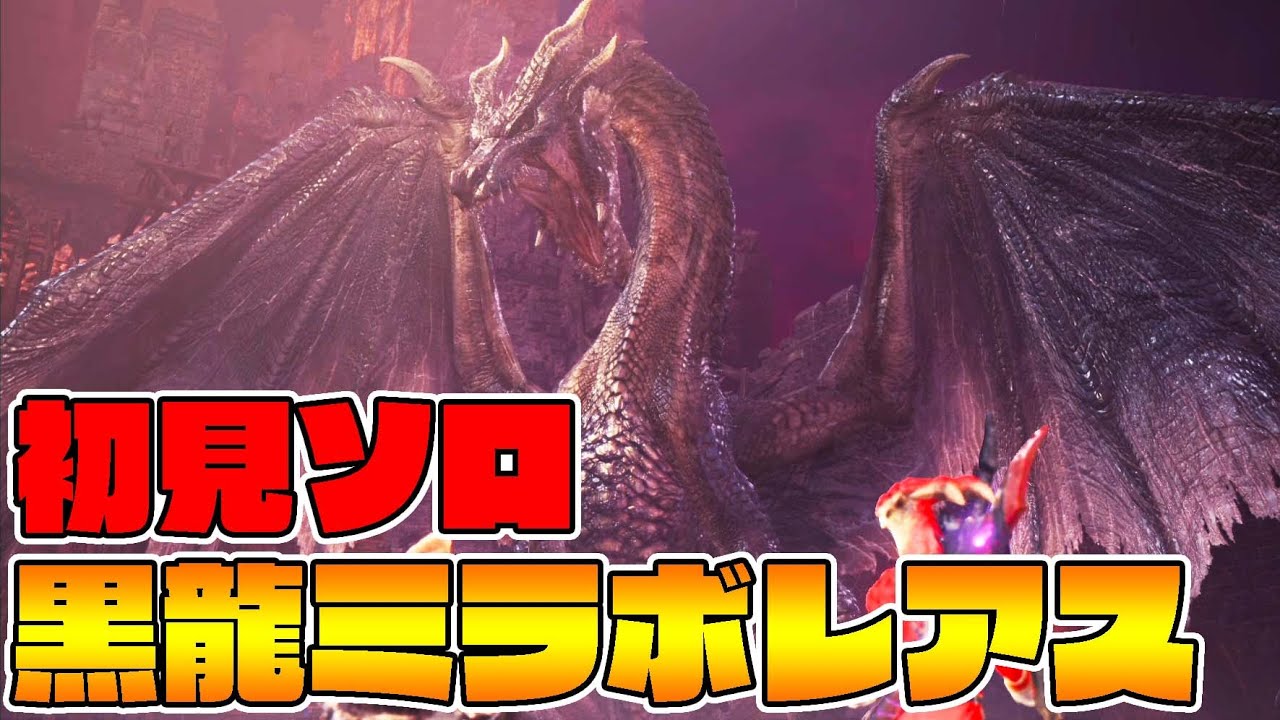 ミラボレアスに初見ソロで挑む男【モンスターハンターワールドアイスボーン】