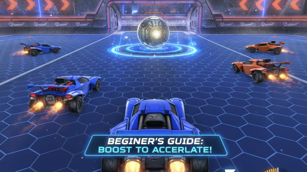 Eu jogando pela primeira vez Rocket league