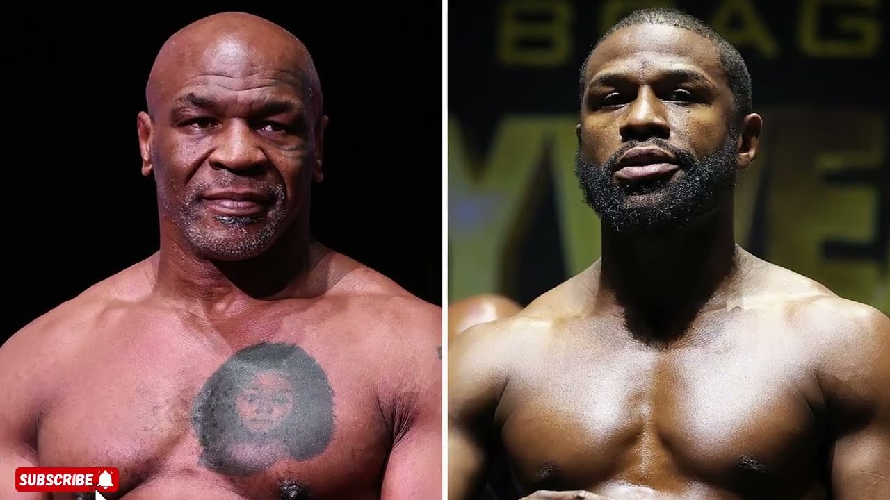 Mike Tyson Almost BRAWLS With Floyd Mayweather At Fight Press Conference FACE OFF!