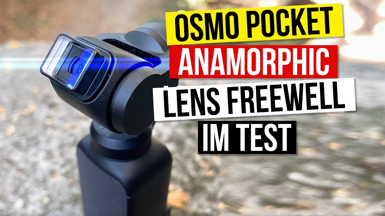 Osmo Pocket Anamorphic Lens von Freewell im Test - Cinematische Lensflares und Korrektur in Davinci