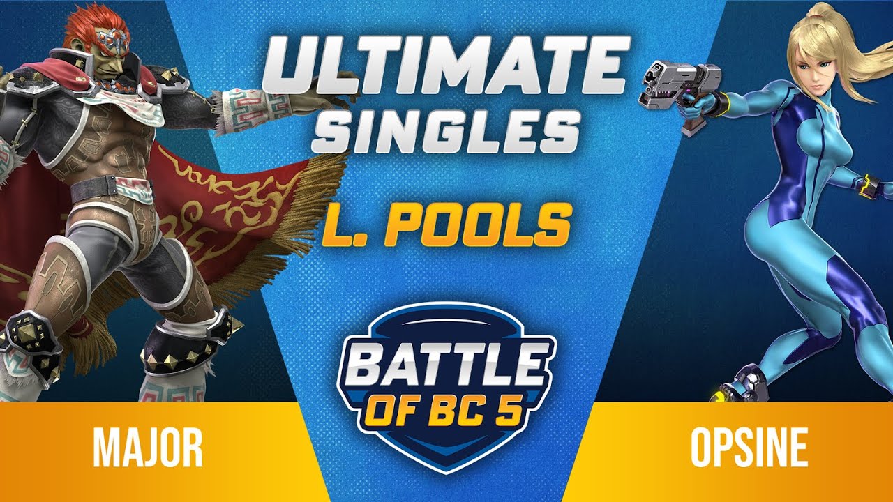 Major (Ganondorf) vs Opsine (Zero Suit Samus) - Ultimate Singles Losers Pools - Battle of BC 5
