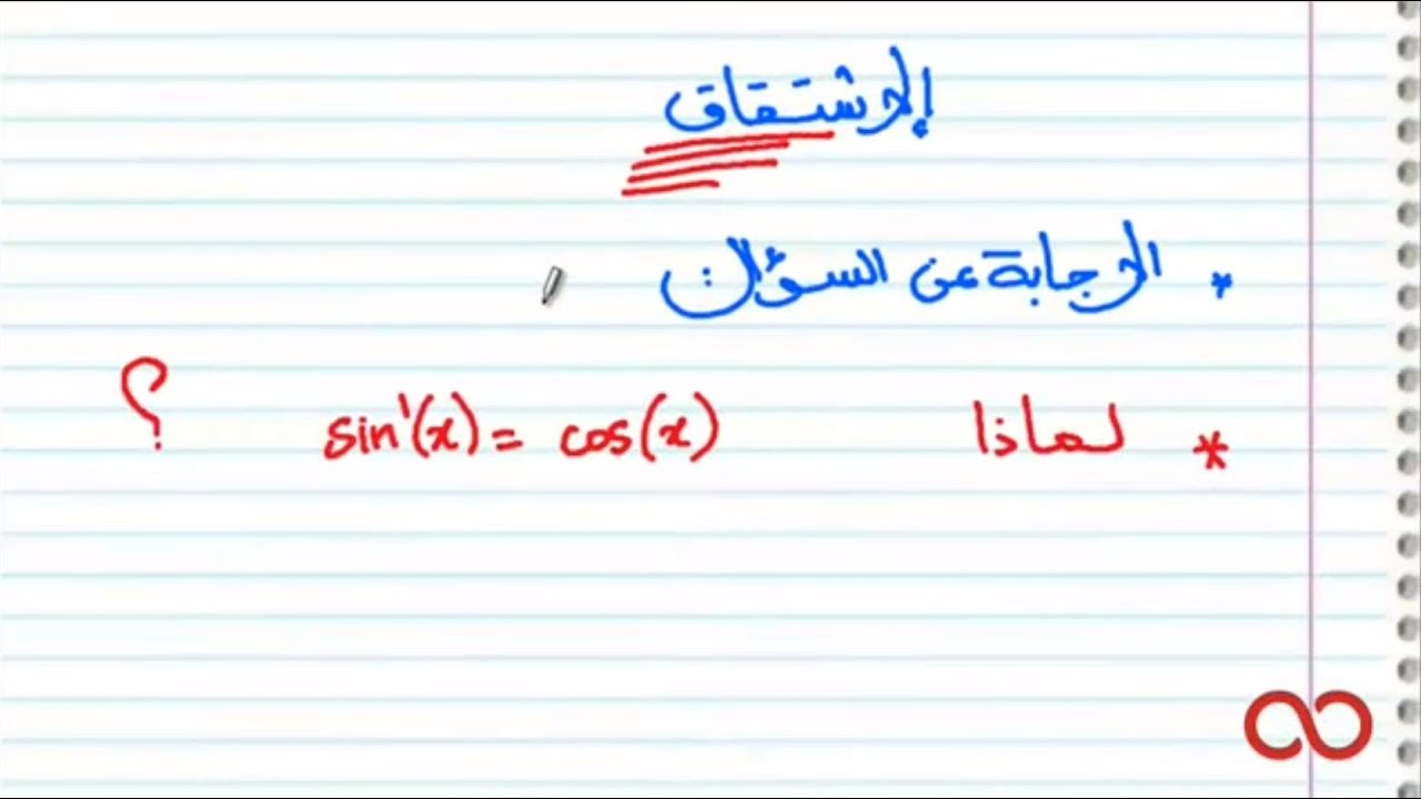 sin'(x) = cos(x) ?