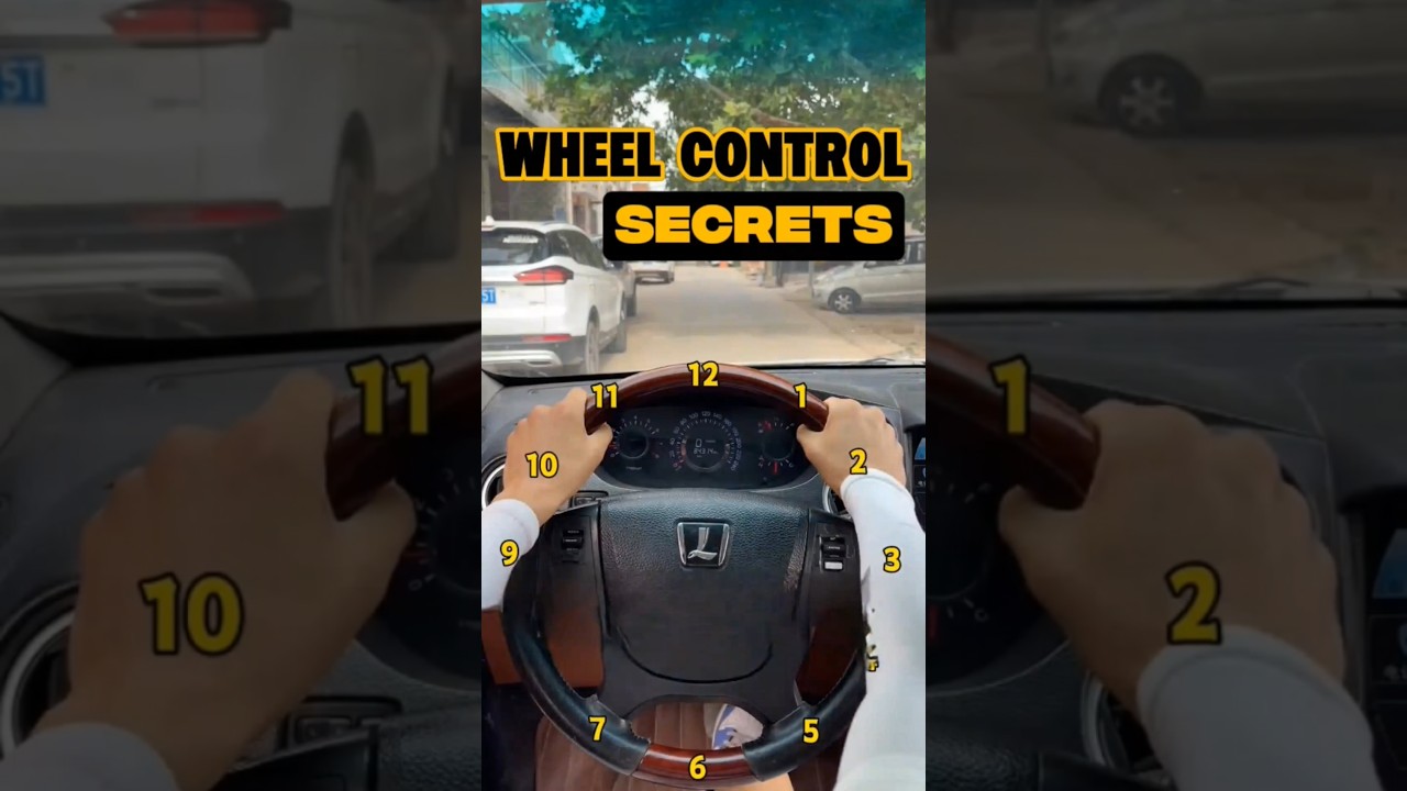 Drivers Are Just Learning THIS Steering Wheel Trick.#carhacks #cardiy #drivingsafety #carfacts