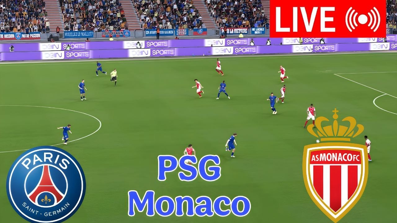 🔴 EN DIRECT : Paris Saint-Germain vs AS Monaco Ligue 1 2026 Match &ndash; Simulation eFootball (Jeu Vid&eacute;o)