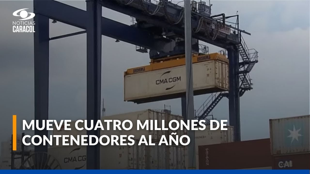 ¿Cómo es el puerto de Cartagena, el más grande Colombia?