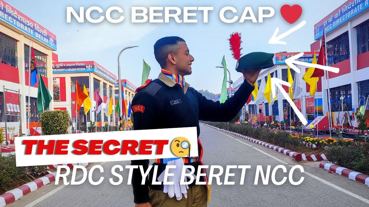 HOW TO MAKE AN NCC BERET ? 🤔| RDC STYLE BERET ❤️