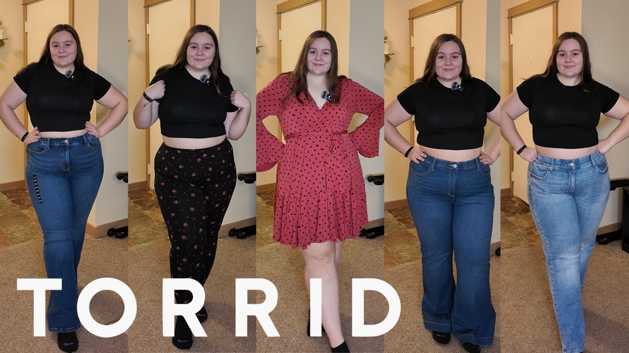 Torrid Plus Size Try On Haul | Size 20 Jeans & Leggings