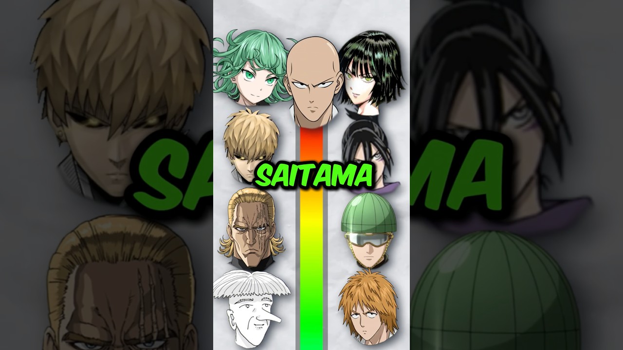 CLOSEST ONE PUNCH MAN CHARACTER TO SAITAMA?