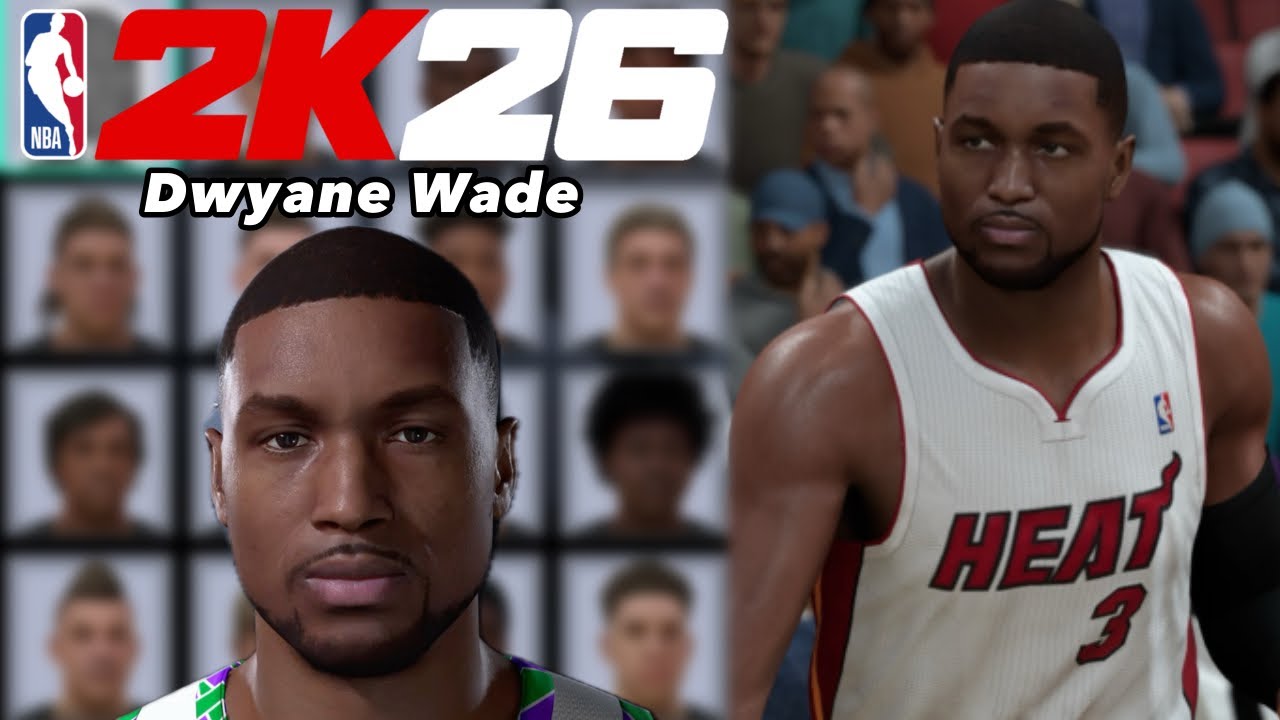 Dwyane Wade face creation NBA2k26!!