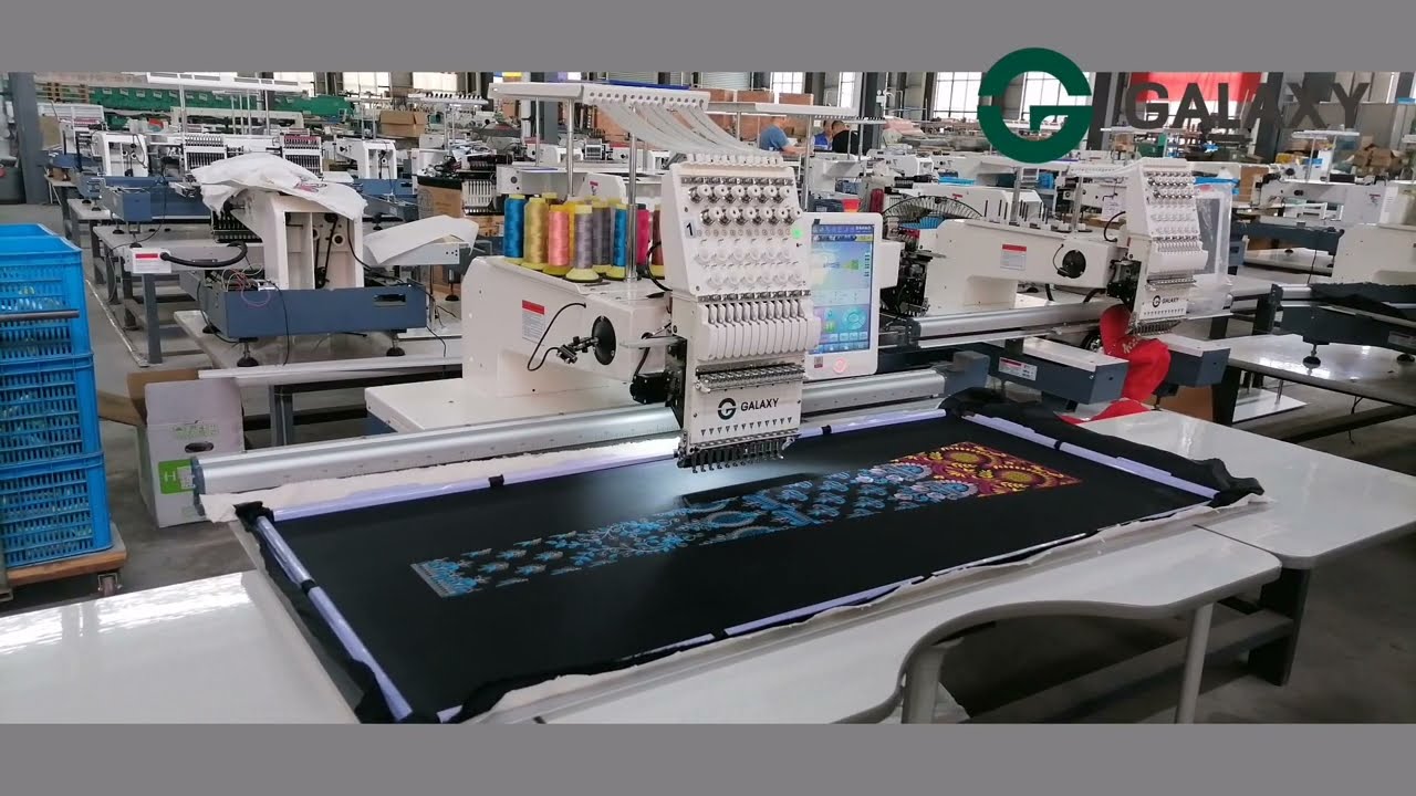 GALAXY # SINGLE HEAD LEHENGAS EMBROIDERY MACHINE