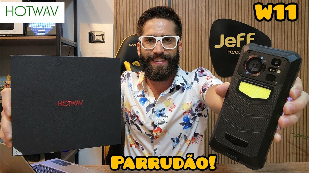 LANÇAMENTO! HOTWAV W11 12GB/256GB: Smartphone BRUTÃO com SUPER LANTERNA E BATERIA GIGANTE!