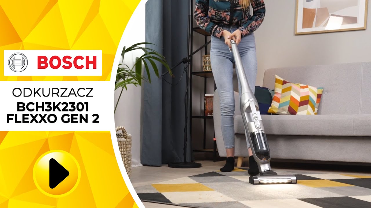 Odkurzacz Bosch BCH3K2301 Flexxo Gen 2 | Wideoprezentacja