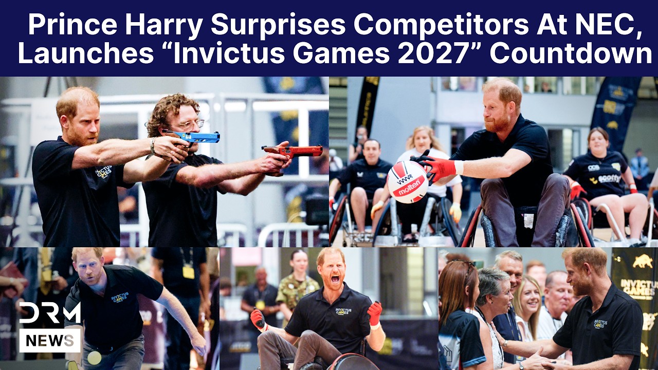 Prince Harry Plays Wheelchair Rugby and Pickleball at Invictus Games 2027 Venue in Birmingham | AC1N