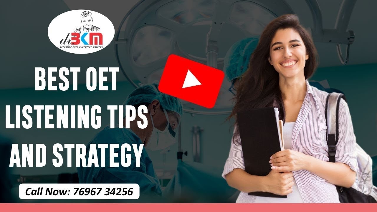 Best oet classes | Best oet institute | Oet listening tips | oet listening technique or strategy