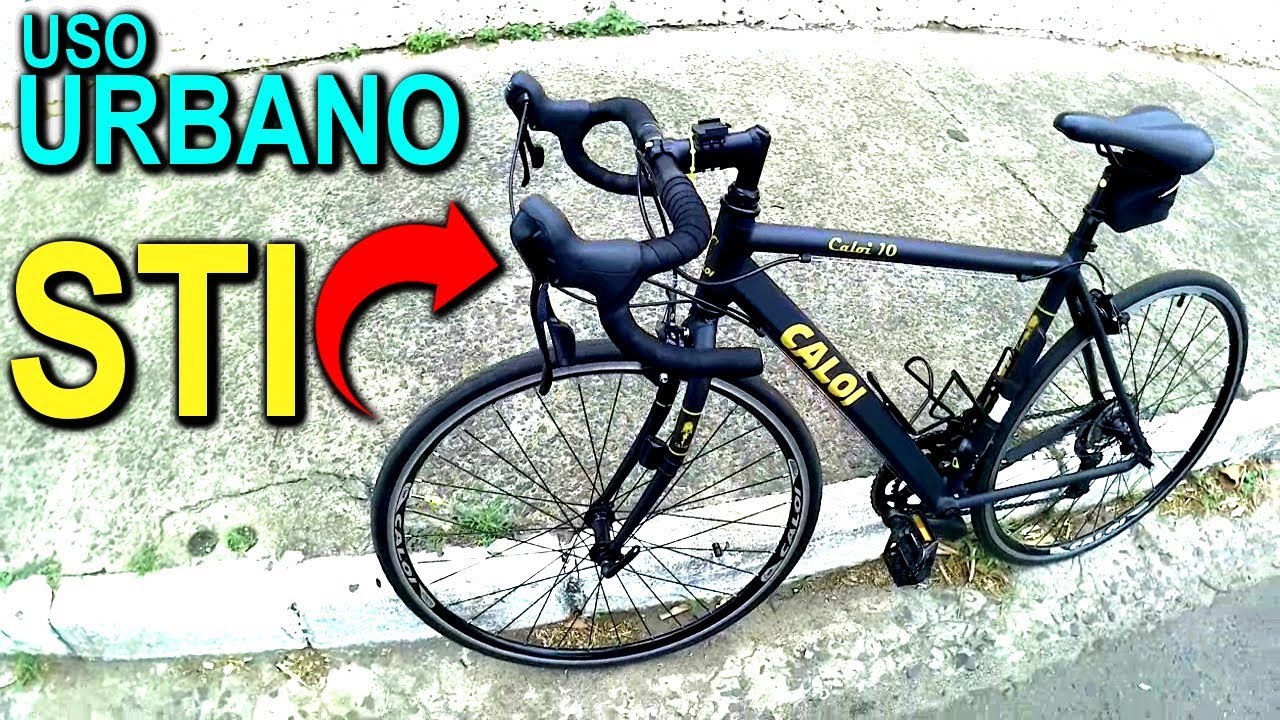 STI no transito - uso URBANO - Caloi 10 - speed road bike - Vale a pena?