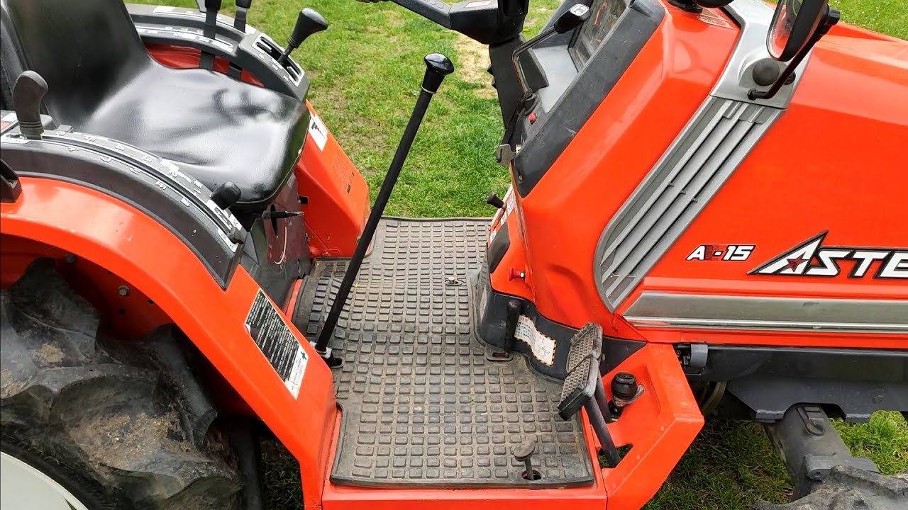 🚜 Ручне блокування диференціалу на Kubota ASTE A15.  #BazOtto