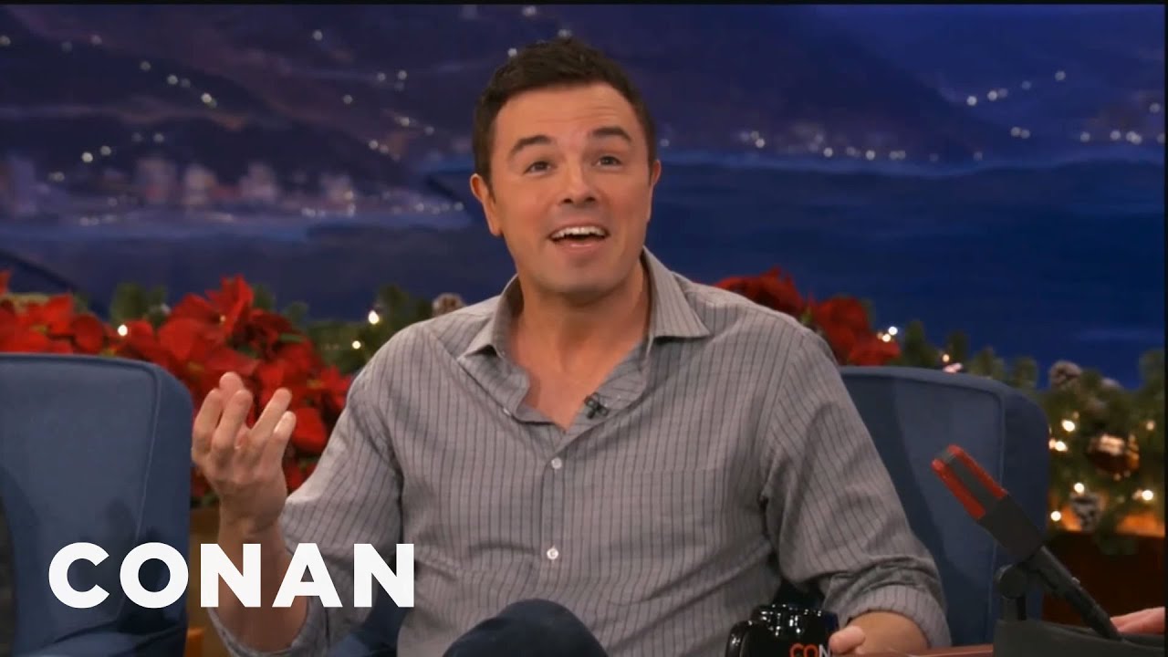 Seth MacFarlane Reacts To Justin Bieber's Stewie Bling | CONAN on TBS