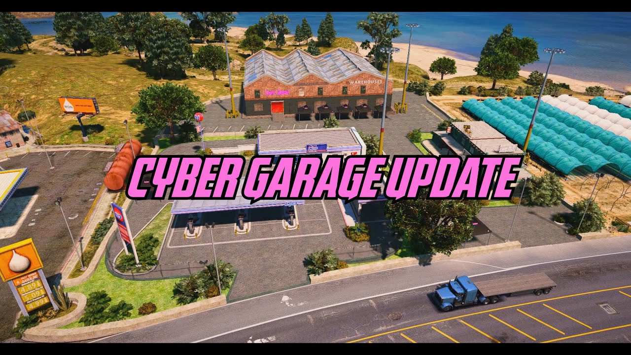 GTA V MLO CYBER GARAGE UPDATE IN PALETO 1.0.1 !