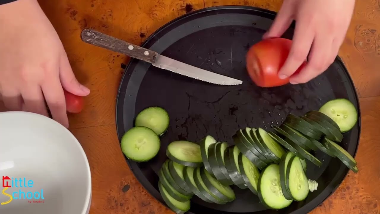 Ensalada saludable y balanceada 