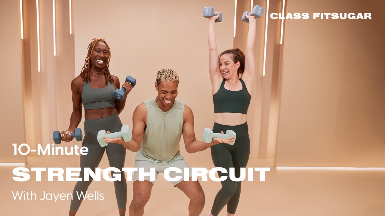 10-минутная силовая тренировка на всё тело с Джейен Уэллс | POPSUGAR FITNESS
