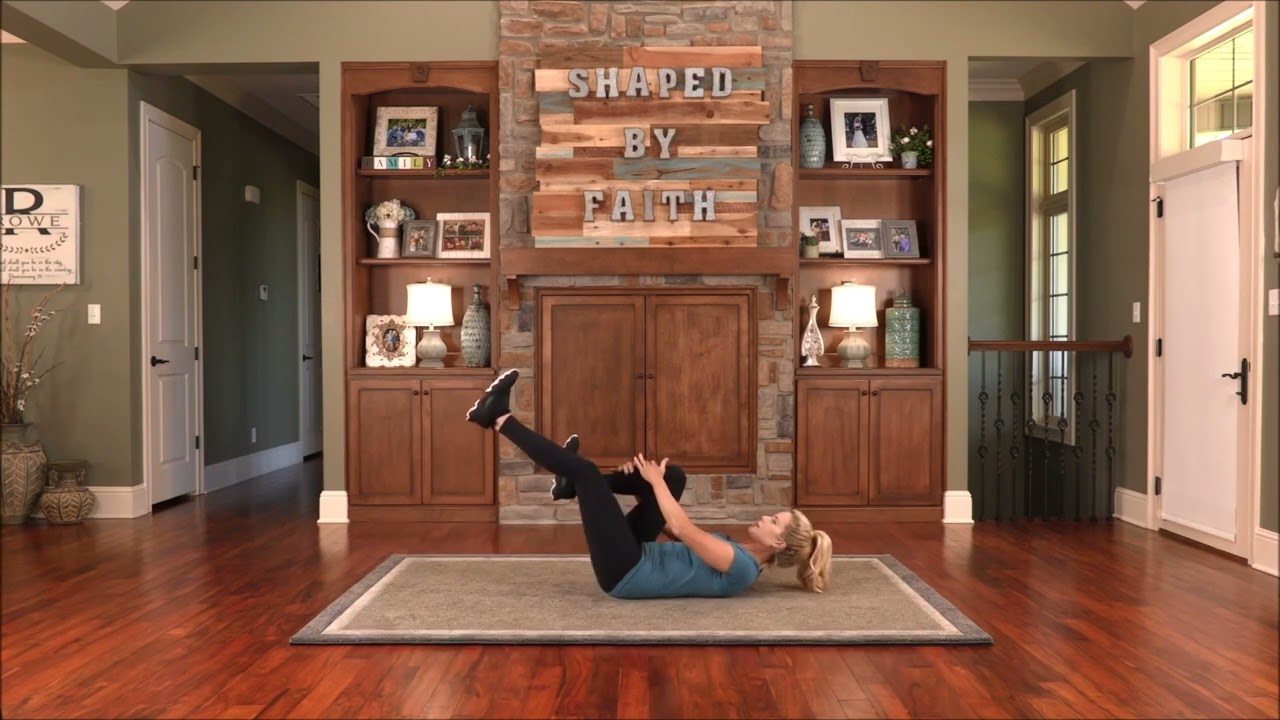 Pilates Core with Healing Scriptures for Total Body Strength Workout | Shaped by Faith Christian TV
