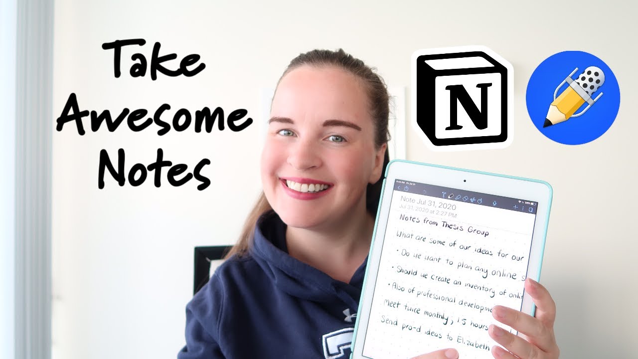 HOW to INTEGRATE NOTION and NOTABILITY to TAKE AWESOME NOTES! Note-taking Tips from a PhD Candidate