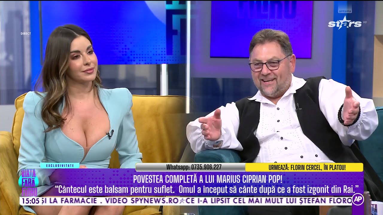 MARIUS CIPRIAN POP, OMUL DIN SPATELE SCENEI! “Cântecul este balsam pentru suflet