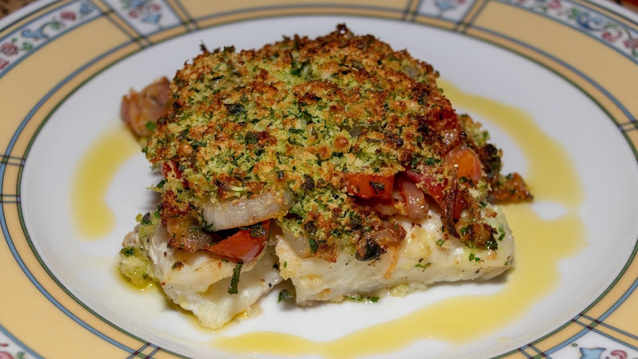 Steinbeisser mit Kr&auml;uterkruste