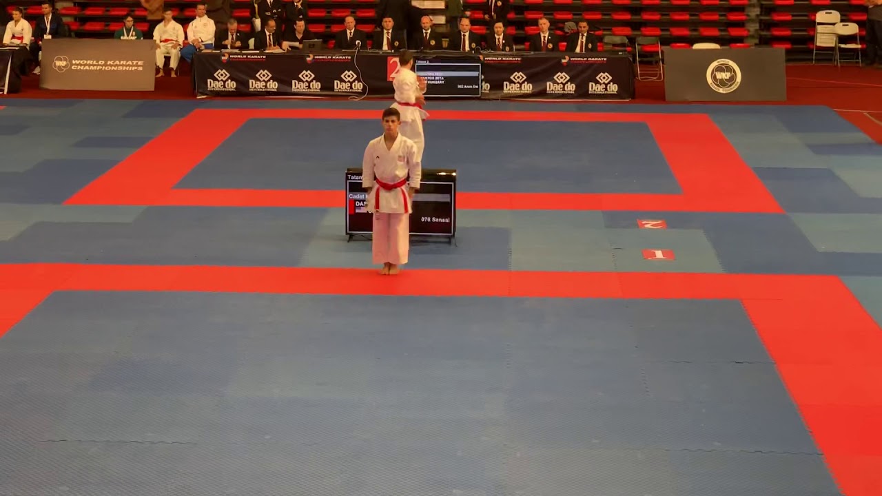 Caio DaSilva Junior World Championships Chile 2019 Kata Sansai