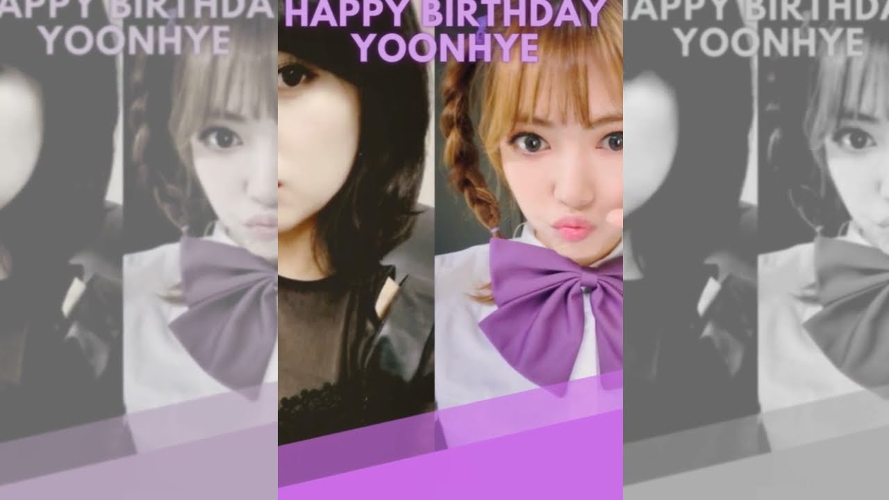Yoonhye Birthday Video 2 (Rainbow)