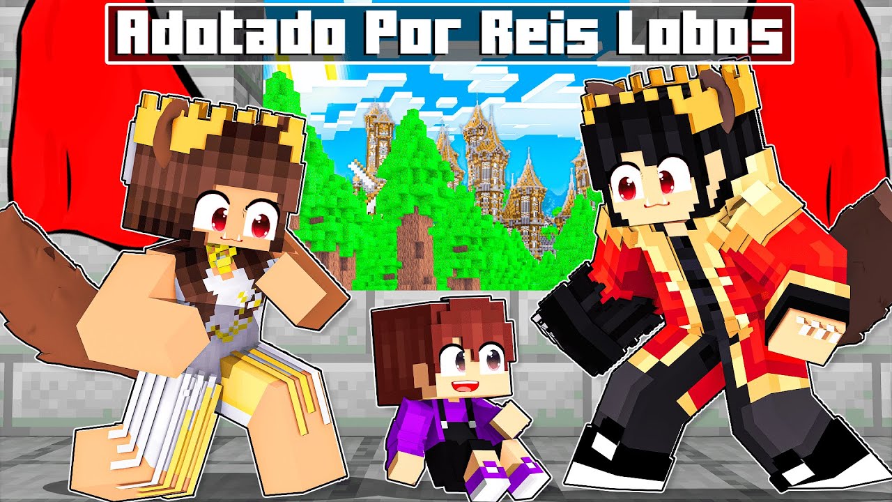 S4ULO foi ADOTADO pelos REIS LOBOS no Minecraft!