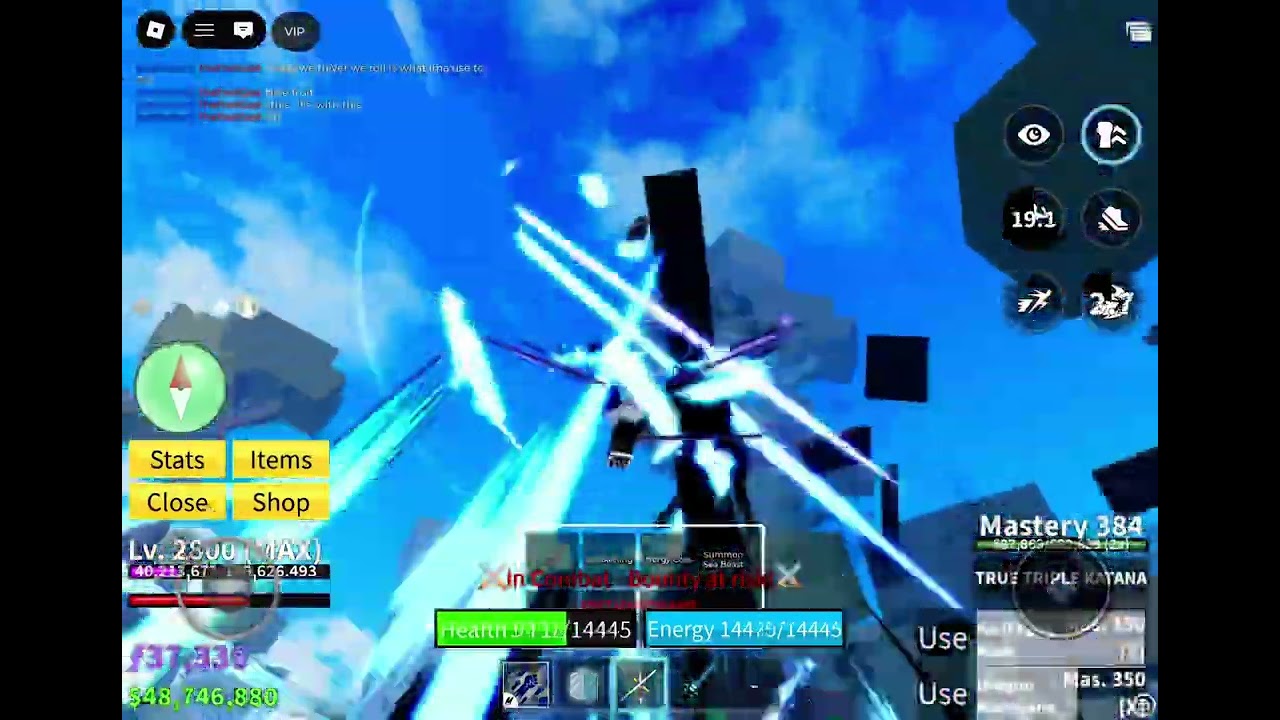 Pvping using whatever fruit I got from gacha