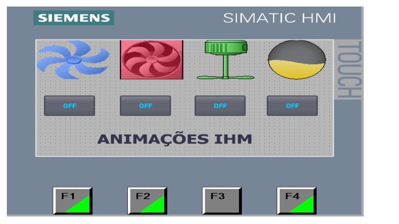 Animação IHM Siemens