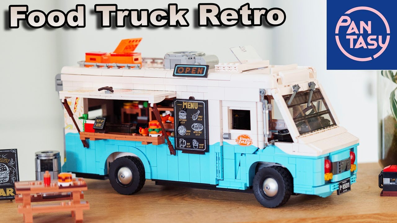 Le FOOD TRUCK RETRO de PANTASY une Nouveauté qui nous renvoie dans les Années 80 Set 85011