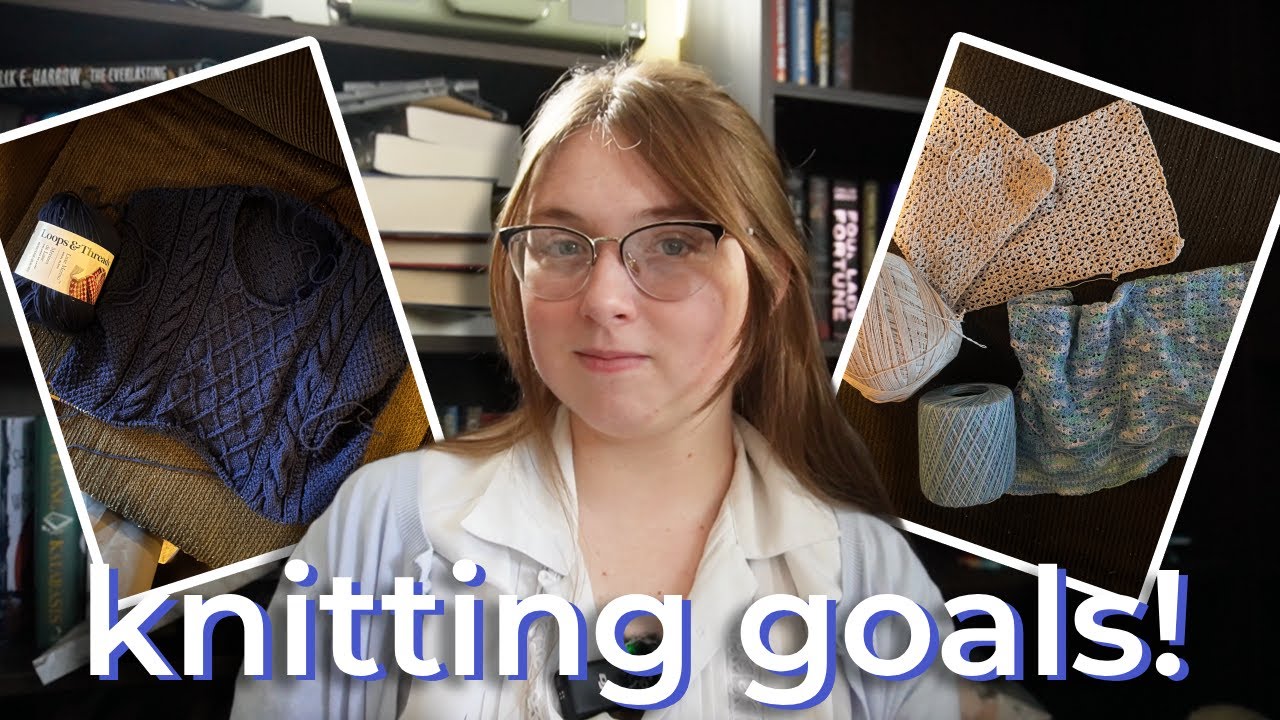 my knitting & crochet goals for 2026! 🧶 stashbusting, wips, & more