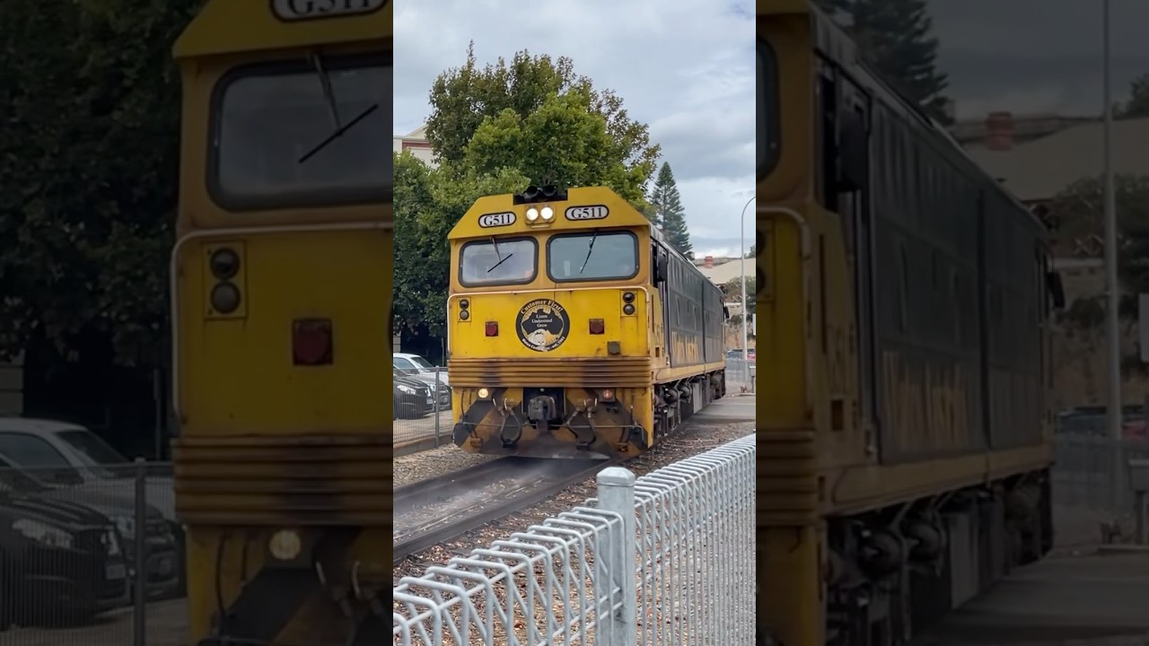 Watco G511 passing through Fremantle