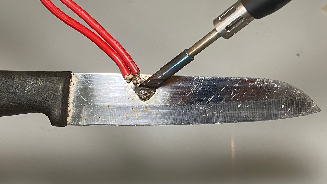 Use 1.5v battery for soldering everything.