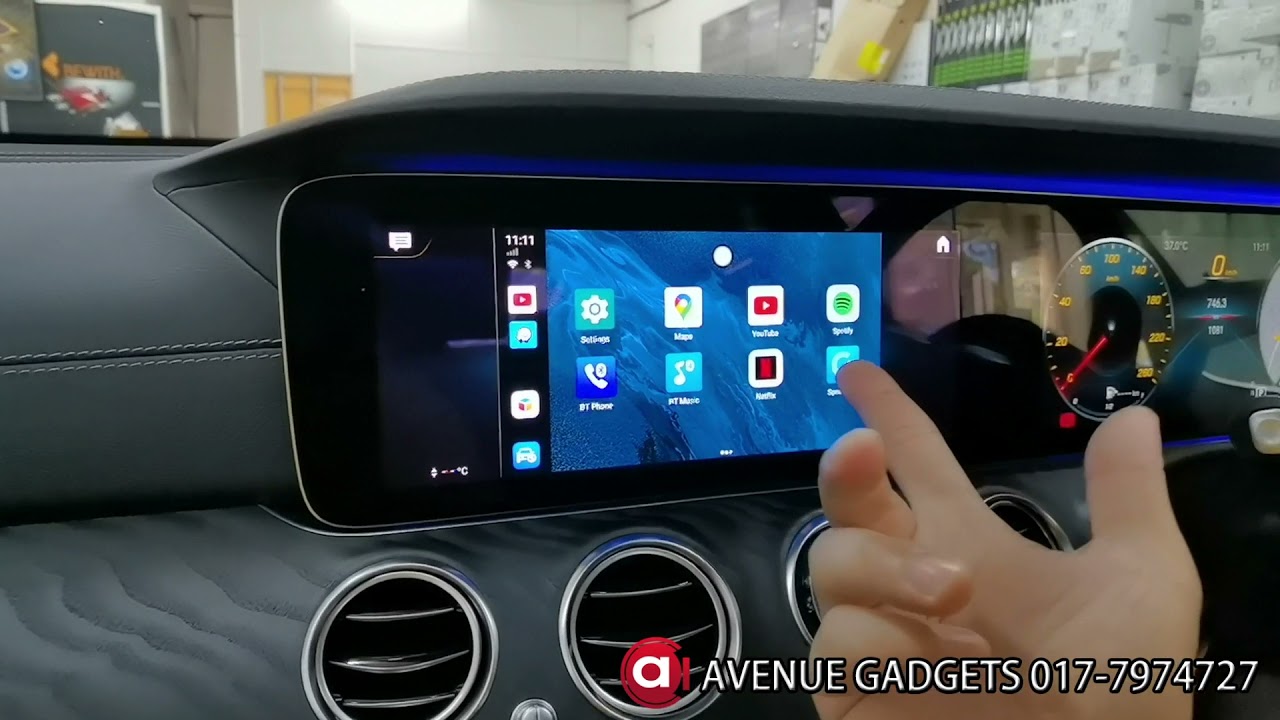 MERCEDES E300 2021 APPLEPIE MINI ANDROID CARPLAY TOUCHSCREEN