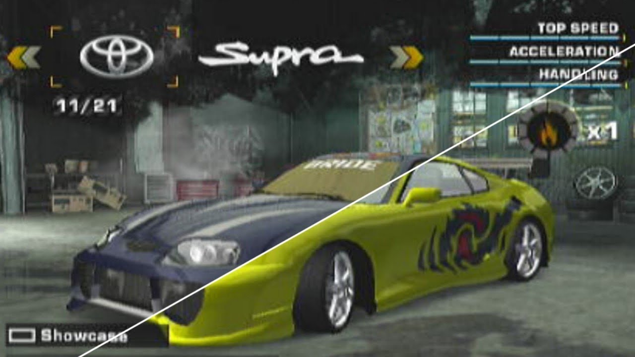 Ronnie's Supra vs Victor Vasquez - NFS Most Wanted PS2
