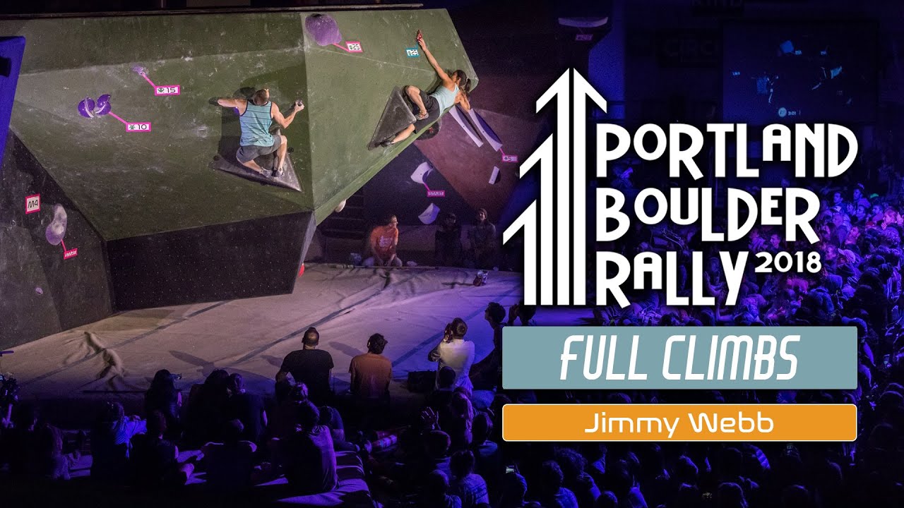 Jimmy Webb at Portland Boulder Rally 2018