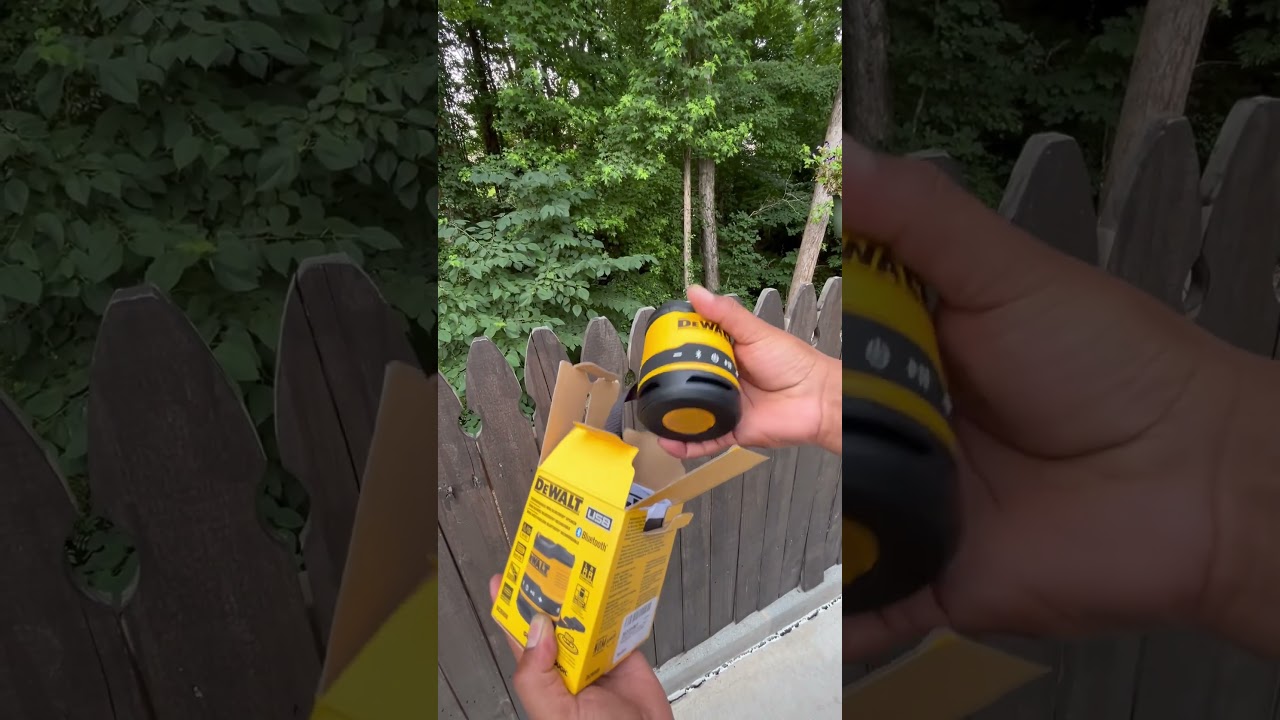 Unboxing My new Dewalt Bluetooth Speaker 🔈🚧 