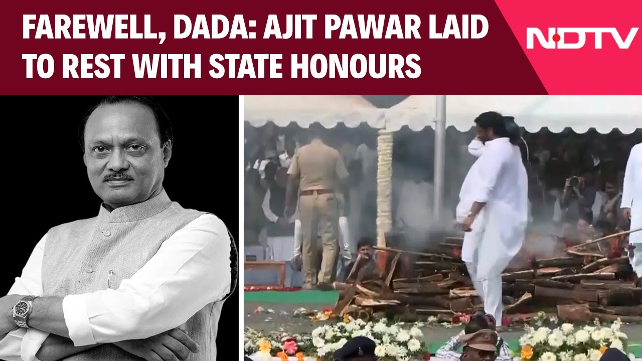 Ajit Pawar News | Farewell, Dada: Ajit Pawar Laid To Rest With State Honours