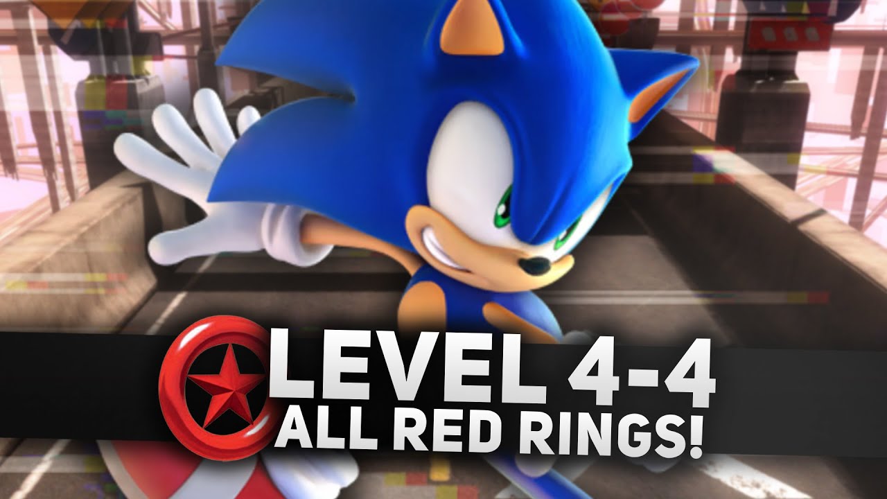Sonic Frontiers - All Cyberspace Level 4-4 Red Star Ring Locations (4K/60FPS)