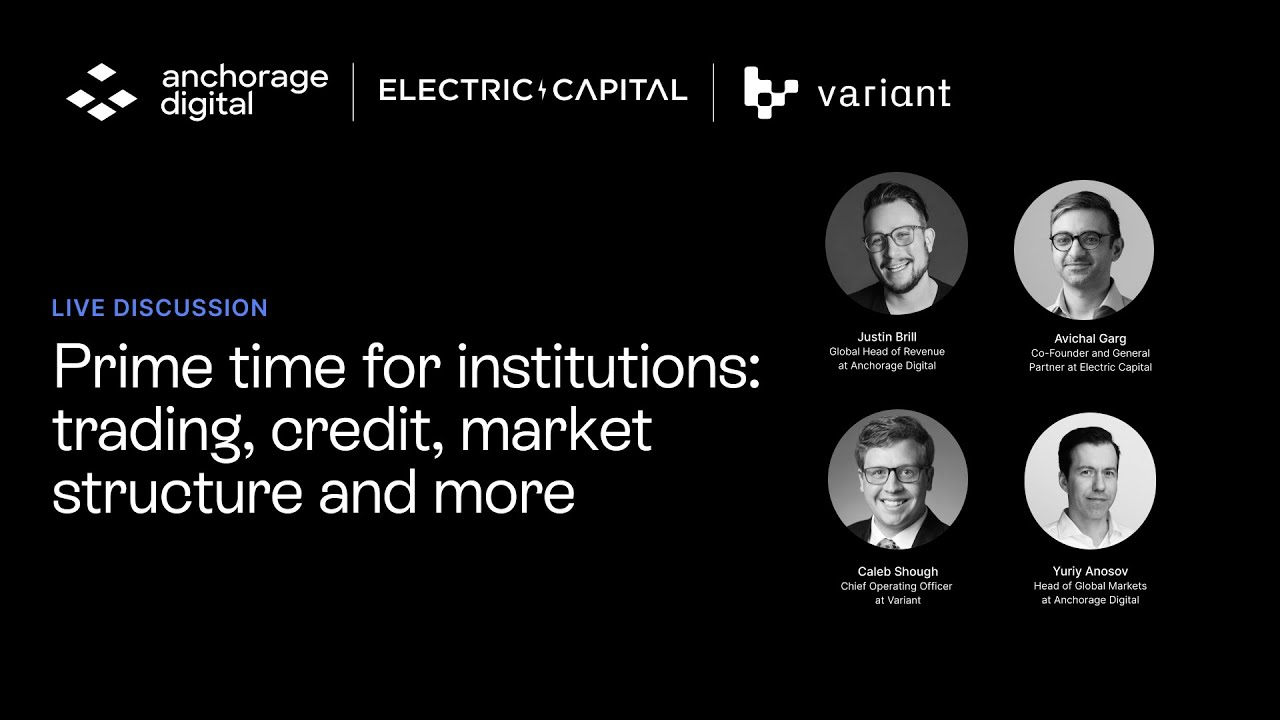 Prime Time for Institutions: Trading, Credit, Market Structure and More