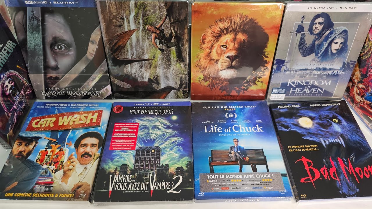 ACHATS FILMS SPÉCIAL BLU-RAY AVEC FOURREAU DE BELLES RENTRÉES...!!! 🤩😍
