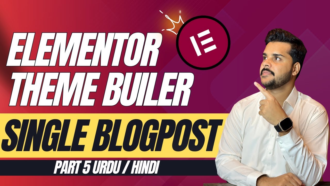 Create Custom Single Post Template in Elementor Theme Builder | Design Single Blogpost in Elementor